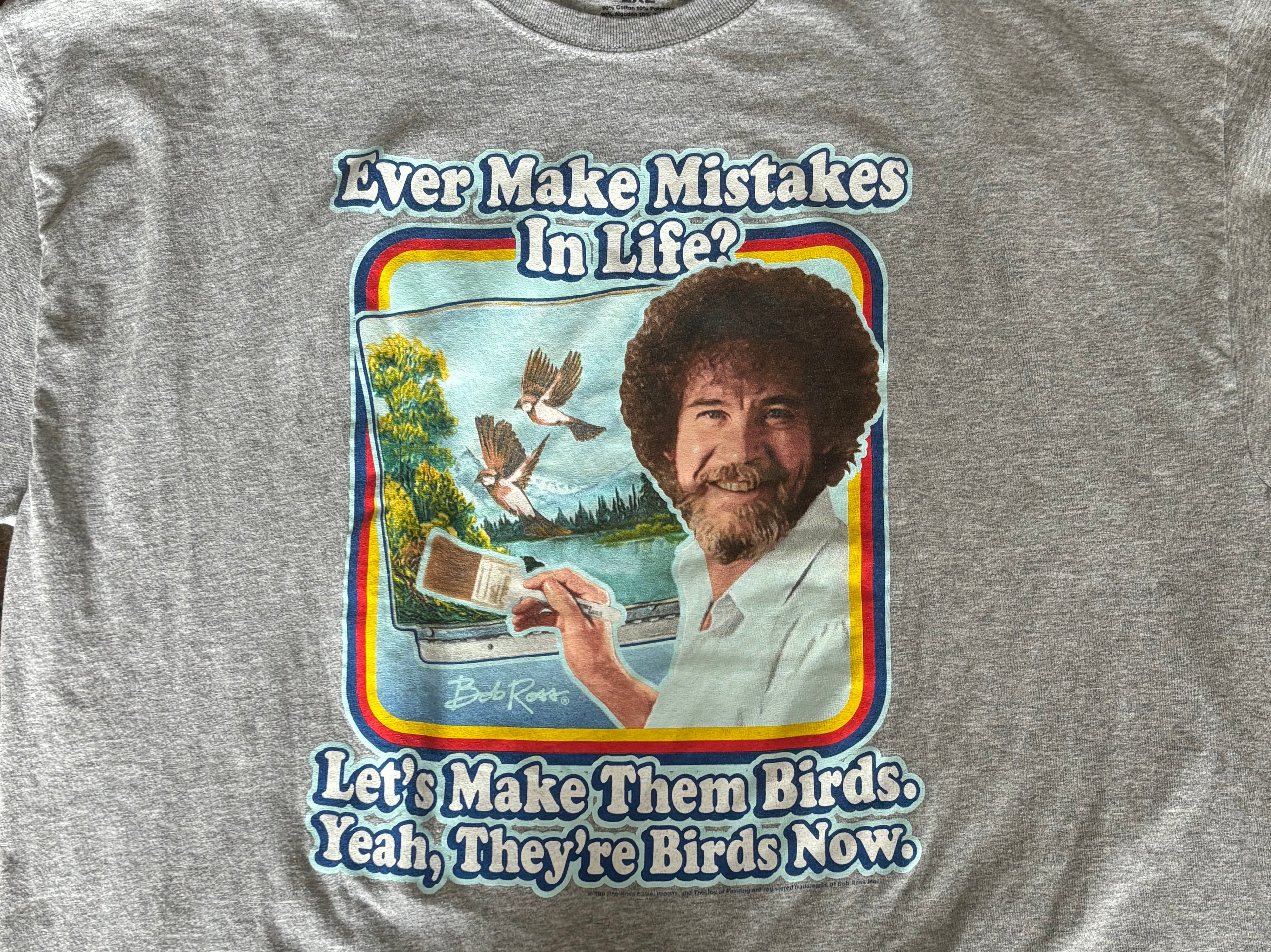 Bob Ross Graphic T-Shirt